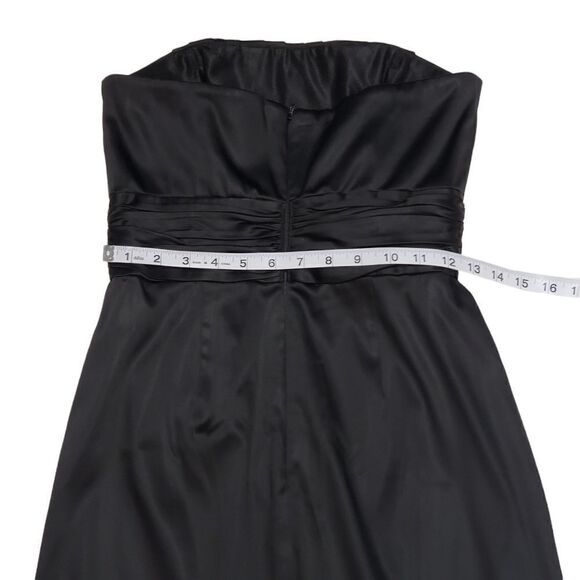 Dusk Black Strapless Cocktail Dress Sz 4 - Picture 9 of 12